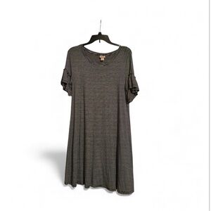 MOSSIMO | Supply Co. Black and White Striped Dress